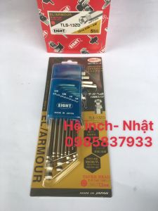 [Freeship+quà tặng 19k] Bộ lục giác 13 chiếc hệ inch đầu bi 0.05-3/8 TLS-13ZD Eight Nhật tại Máy NTT vặn ốc chìm chất lượng cao