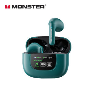 Monster XKT20 Wireless Headphones Bluetooth 5.4 LED Screen Dynamic With 3 Music Mode TWS Noise-Cancelling Hi-Fi Stereo Headset Gaming Headset Noise-cancelling Sports Headset