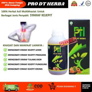 Herbal Syaraf Kejepit Paling Ampuh - Nyeri Syaraf - Saraf Bermasalah - Nyeri Saraf - Syaraf Kejepit di Pinggang - Syaraf Kejepit Sendi - Syaraf Kejepit di Kepala - PRO DT HERBA 100% Original