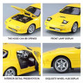 Miniatures 1:32 Mazda RX7 RX-7 FC INITIAL D Alloy Metal Diecast Car Model Toy Sound & Light Vehicle Toys For Boy Children Gifts. 