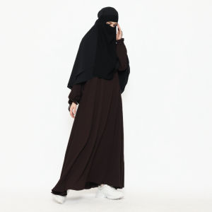 Allev Gamis Wanita Jasmine Dress - Bitter Chocolate