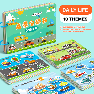 Reusable Children Early Learning Book Busy Book Preschool Fun Enlightenment Toy DIY Educational Quite Book