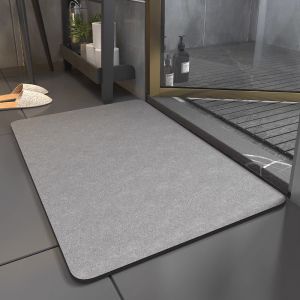 Seaweed mud Mat Super Absorbent Quick Dry Bathroom Mat 5mm Thick Tpr Non-Slip Bottom Rubber With Zero Formaldehyde