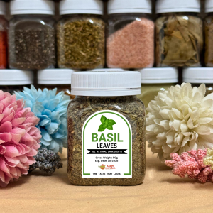 Basil Leaves 50g All natural herbs and spices  Premium quality from India and Europe