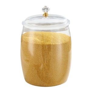 MECOME Insect-Proof Transparent Bucket Moisture-Proof Wide Mouth Rice Storage Bucket Durable Household Canister Jar Home