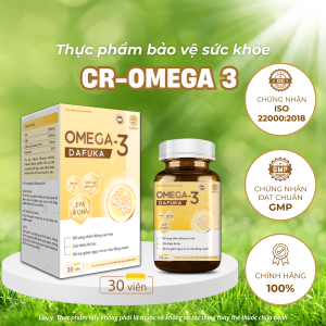 TPBVSK CR-Omega 3 Dầu Cá – Bổ Sung Omega 3 Tốt Cho Mắt Não Tim Mạch (Hộp 30 Viên)