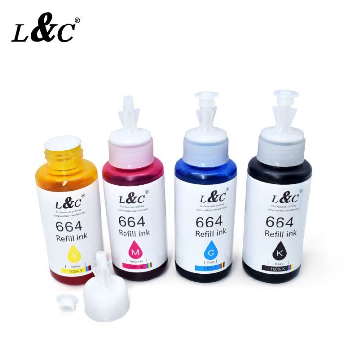 【PH Ready Stock】L&C T664 664 Ink for Epson 664 Ink Dye Ink For Epson L ...