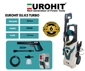 EUROHIT 160Bar 2000W High Pressure Water Jet Cleaner High Pressure Washer Car Washer House Cleaner