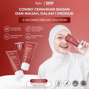 Peeling Solution Reglow - 50ml | Reglow 5 Seconds Peeling Exfoliating Gel & Boosting Body Lotion Untuk Kulit Halus | Angkat Sel Kulit Mati & Cerahkan Kulit
