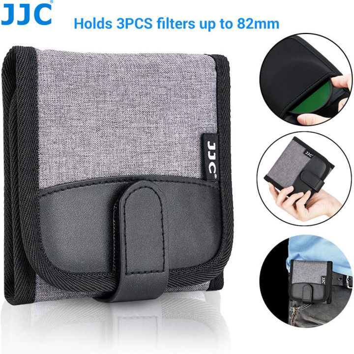 JJC Slots Camera Lens Filter Case Wallet Storage Pouch for up to