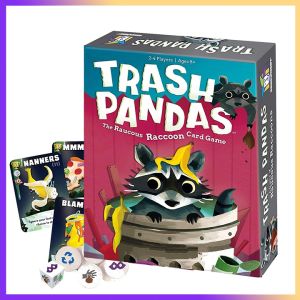 Trash Pandas - The Raucous Raccoon Card Game | Watch out for Doggo and Kittens | 2-4 Players | Funny Family Party Board Game for Kids Boys and Girls Gift Toys