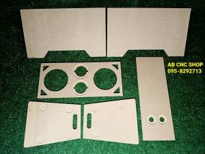 ตู้ลำโพงซับเบส 10" นิ้ว แบนพาส(ตู้ฟาด 10") ลมหลังดอก  แม่เหล็ก 156 - 220 เสียงเบสนุ่มลึกลอยไกล ไม้ MDF 15 mm. ตัดด้วยเครื่อง cnc มาตรฐาน