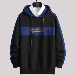 Jaket Sweater Hoodie Hitam Polos Sweter Jumper Bahan Fleece Pria Wanita Pakaian Keren Gaya Terbaru