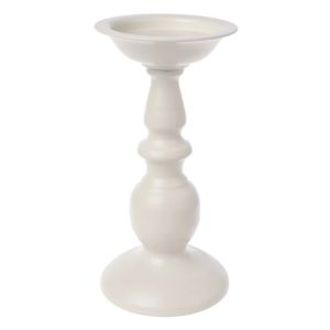 Tempat Lilin Classic Metal White / Gold Candle Holder Centerpiece
