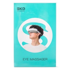 ปรับปรุงการไหลเวียนของโลหิตในดวงตา ลดอาการตาแห้งและรอยคล้ำรอบดวงตาเครื่องนวดตาพร้อมระบบทำความร้อน SKG Bluetooth Music Smart Heat Eye Massager สำหรับอาการไมเกรน