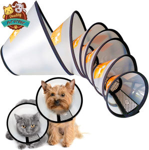 Plastic Elizabeth Protective Collar Wound Healing Neck Cover Pet Cone E-Collar for Dog Cats Puppy