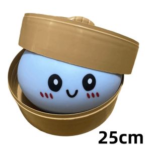 WENQI Soft Fidget Dumplings Squishy Toy Slow Rising With Steamer Squishy Bun Novelty Finger Suction Dumpling Sensory Toy Halloween