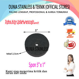 Spon 5" x 25cm untuk poles besi