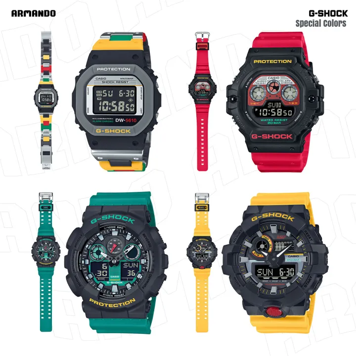 นาฬิกาลำลอง Casio G-Shock DW-5610MT-1, DW-5900MT-1A4,GA-100MT-1A3,GA-700MT-1A9 ( ของแท้ สินค้ารับประกัน 1 ปี ) - [ Armando ]