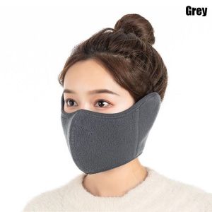 WANGYANLIA Đi xe đạp Cưỡi Lông cừu Che miệng Tai Bảo Vệ Lạnh-proof Earmuffs Ấm  Nạ Trượt Tuyết Tai Ấm Hơn