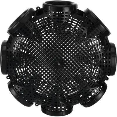 Vixplorn Plastic Fish Trap Cage 8 Holes Bait Holder Tahan Lama River Lake Shrimp Crab Eel Catch Basket Fishing Tackle