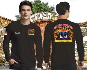 Kaos lengan panjang solidaritas RANTAU lampung salam satu siger + BONUS STICKER