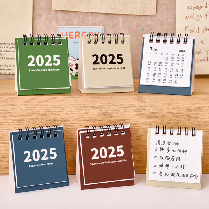 caosu Desk Calendar 2025 Future Date Display 2025 Mini Desk Calendar