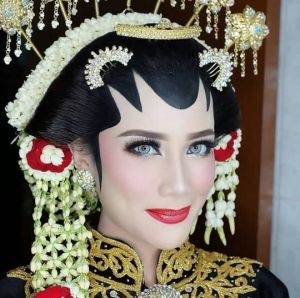 Sepasang centung solo matahari C/aksesoris kepala