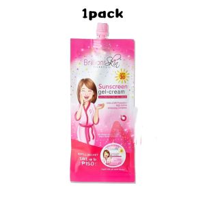 BRILLIANT SUNSCREEN GEL-CREAM long lasting waterproof foundation cosmetics SPF30 50G