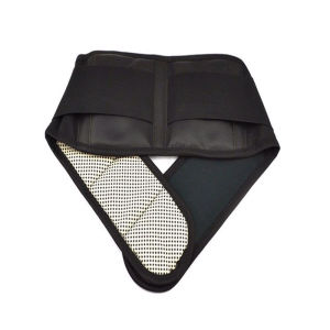 [Fast Delivery] Self-Heating Lumbar Waist Protection Belt Black Adjustable Magnetic Therapy Belt Pain And Stress Relief