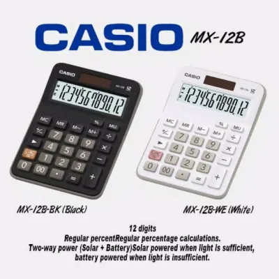 ORIGINAL kalkulator casio mx 12B/ WRNA RENDOM