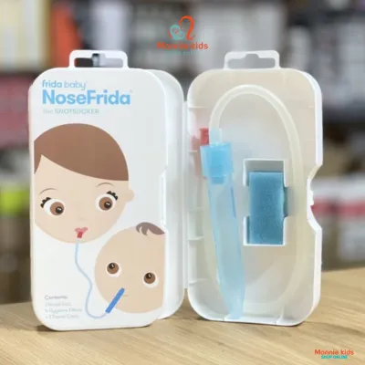 Hút mũi NoseFrida cho bé sơ sinh dụng cụ hút mũi chăm sóc mũi trẻ em cao cấp - Monnie Kids
