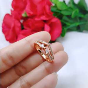 Cincin Perhiasan Aksesoris Titanium Tembaga Xuping Dewasa Perhiasan Lapis Emas 18 24 Karat C84