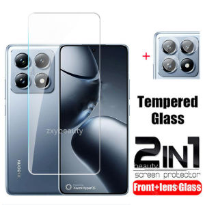 Xiaomi 14T Pro 5G 2024 Screen Protector 2in1 Full Cover Clear Tempered Glass For Mi 14T 14TPro Mi14T Protective Glass Camera Lens Film