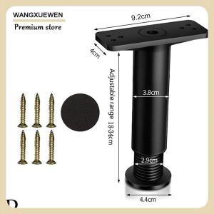 [COD] Telescopic Adjustable Bed Beam Support Foot Reinforced Plastic Furniture Leg Sofa Leg Bed Bottom Load Bearing Bracket