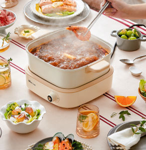 Nồi Lẩu Điện Bear Chống Dính Cao Cấp Đa Năng Lẩu/ Nướng/ Chiên Xào DHG-C40M1