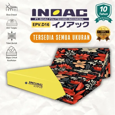 INOAC Kasur Busa Lipat Original Garansi 10 Tahun Berkualitas Tahan Lama Bebas Tungau dan Anti Kempes