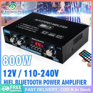 [Fast Delivery] AK35 800W  with Bluetooth with Digital HiFi Fm Radio USB for Car&Home DC12V/AC110-240V