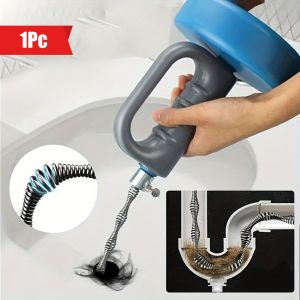 High-Quality Manual Drain Snake Cleaner with Flexible Snake for Clogged Drains