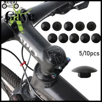 10-Pack Bike Headset Dust Covers - Rubber Stem Caps For Mountain/Road Bikes