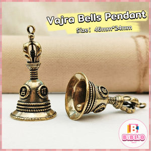 BIBLIO Brass Bell Handicraft Vajra Bells Pendant Pure Copper Auspicious Copper Key Chain Gift
