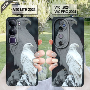 case VIVO V40  dan case VIVO V40 PRO dan case VIVO V40 LITE  -Casing silikon hitam bening elastis