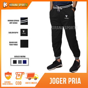 Celana Joger Olahraga Panjang Pria & Training Lari Gowes Outdoor Bahan Baby Tery Berkualitas ZSJP708