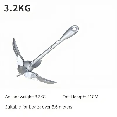 Folding Anchor 1.5kg 2.5kg 3.2kg Galvanized Umbrella Anchor (Sauh Payung) Sauh Bot Boat Anchor...