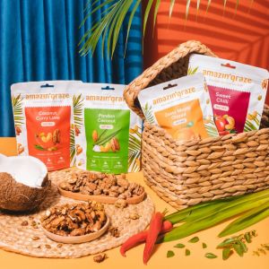 Amazin Graze Coconut Curry Lime Nut Mix 100g