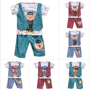 Setelan Baju Anak Bayi Laki Laki Sablon Dasi Boss Usia 0-12 Bulan 1 set Pakaian Baby cowok Keren Lucu Murah Kekinian