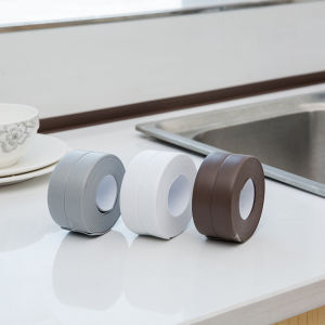 3.2*380cm size Kitchen Corner Waterproof and Mildew Sellf-adhesive Tape Corner Stickers Paste Sealin Self-adhesive seal Kitchen Bathroom Wall Sealing Tapes