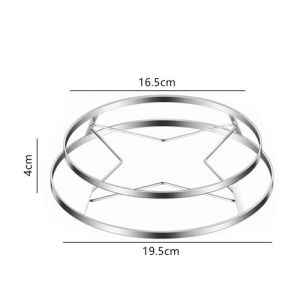 Round Heat Resistant Kitchen Accessories Pots And Pan Holder Mat Storage Steaming Rack Organizer Stand Coaster Stainless
