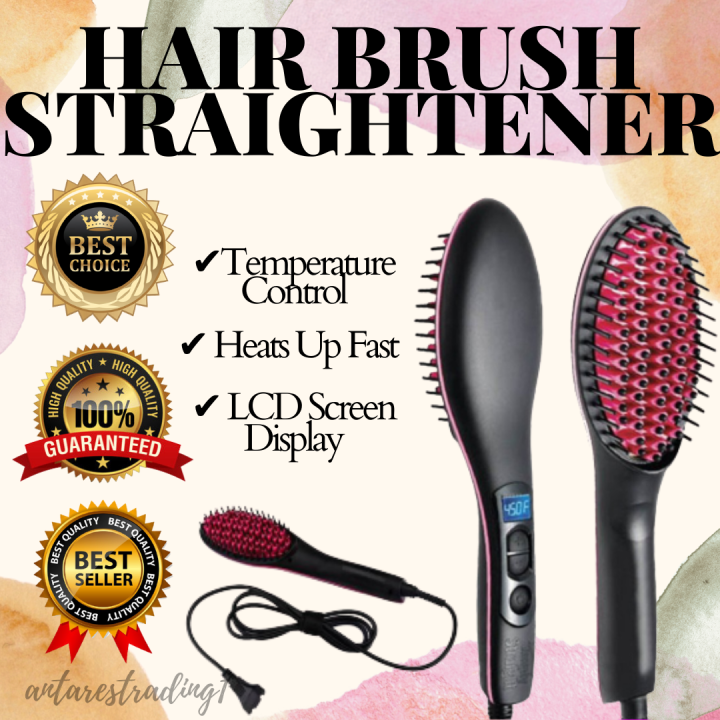 Silky straight 2024 ceramic hair brush