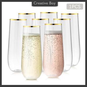[Creative] 270ML Shatterproof Plastic Wine Unbreakable Red Wine Tumbler es Cups